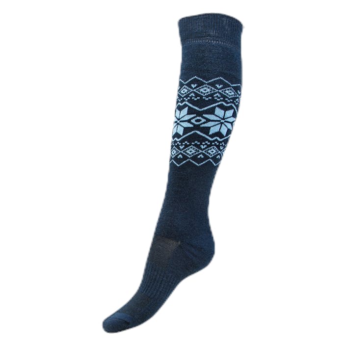 Ossar Wool Jacquard Sock Blue, Female, Odzież, Skarpety, Sporty alpejskie, Niebieski, 39-42