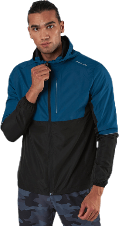 Thorow Running Jacket With Hood Blue