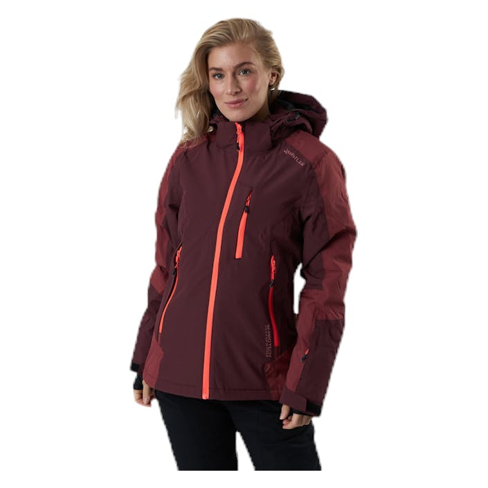 Tyran 4-way Stretch Ski Jacket W-PRO 15000 Purple, Female, Apparels, jackets, Alpine sports, Purple, 40