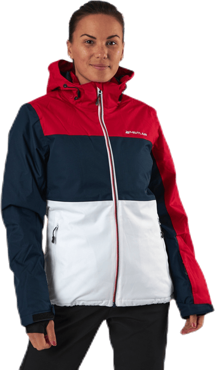 Kamille Ski Jacket W-PRO 10000 Blue/White/Red - Bild 3