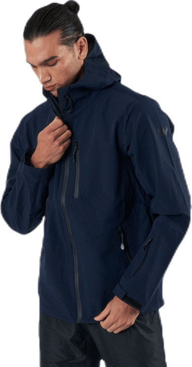Roy Hardshell Ski Jacket W-PRO 15000 Blue, Male, Kleding, jassen, Alpine sporten, Blauw, S