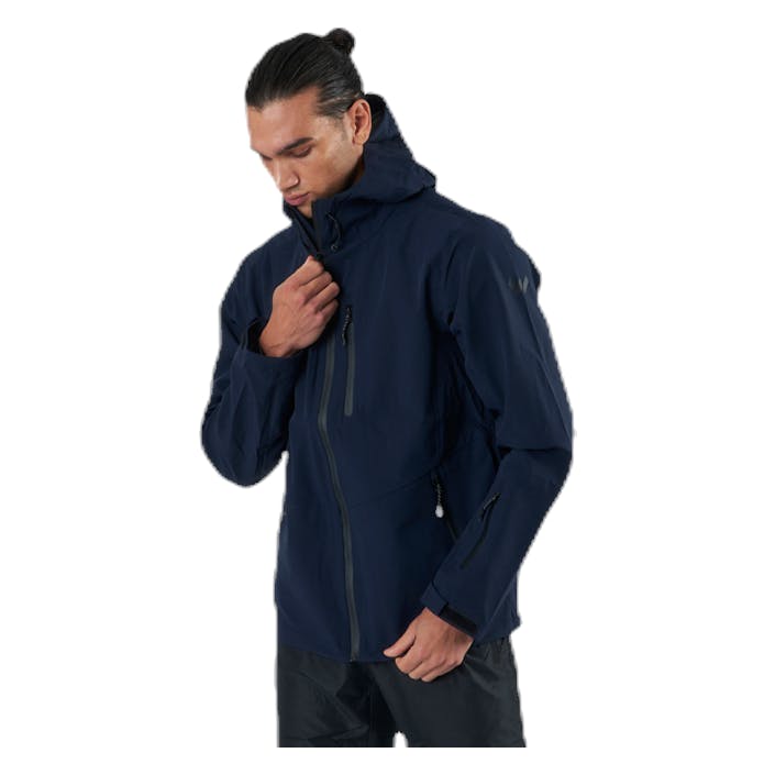 Roy Hardshell Ski Jacket W-PRO 15000 Blue, Male, Apparels, jackets, Alpine sports, Blue, XL