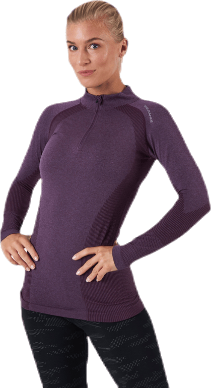 Halen Seamless Midlayer Purple