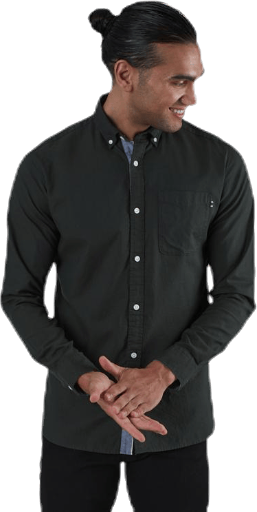 Classic Soft Oxford Shirt L/S Black