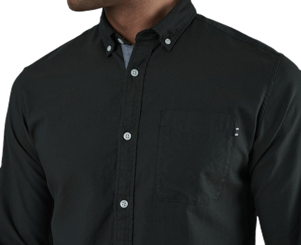 Classic Soft Oxford Shirt L/S Black - Bild 4