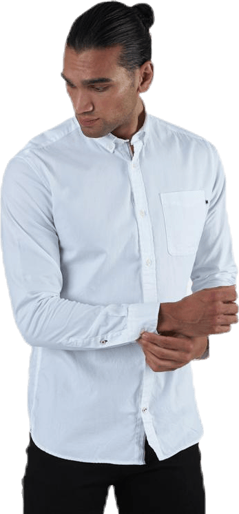 Classic Soft Oxford Shirt L/S White, Male, Abbigliamento, Camicie, Bianca, S