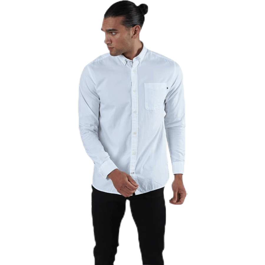 Classic Soft Oxford Shirt L/S White - Bild 3