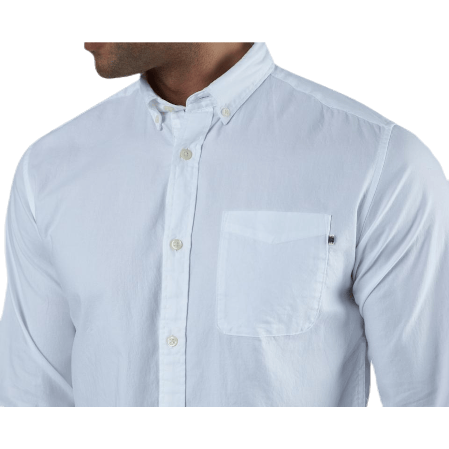 Classic Soft Oxford Shirt L/S White - Bild 4