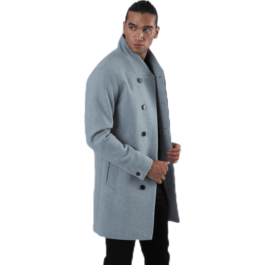 Collum Wool Coat Grey