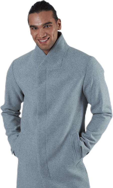 Collum Wool Coat Grey - Bild 3