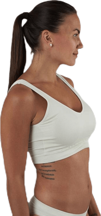 Symmi Rib Bra Top 2-Pack White - Bild 2