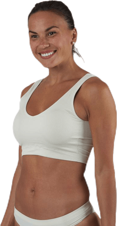 Symmi Rib Bra Top 2-Pack White - Bild 4