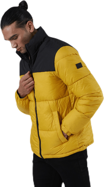 Drew Puffer Collar Yellow, Male, Vaatteet, takit, Keltainen, S