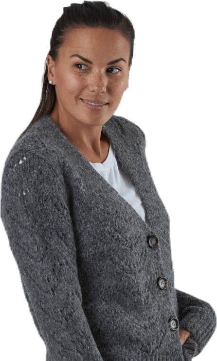 Bibi Ls  Knit Cardigan Grey - Bild 2