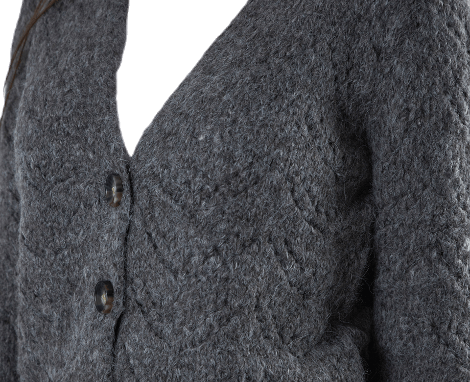 Bibi Ls  Knit Cardigan Grey - Bild 5