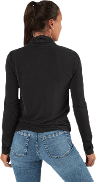 Kamala Ls Rollneck  Top  Black - Bild 3