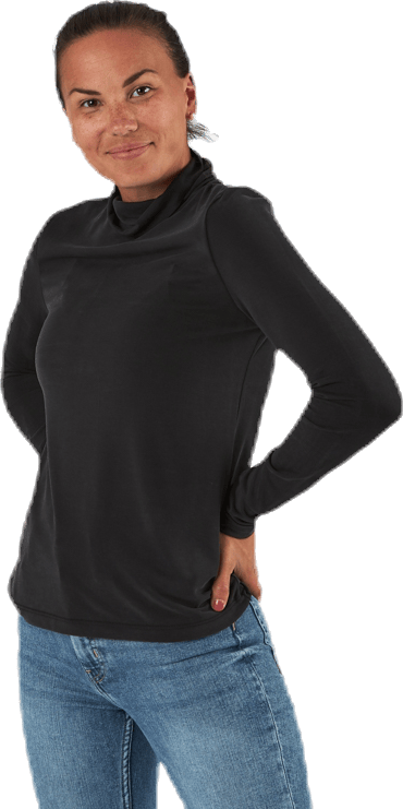 Kamala Ls Rollneck  Top  Black - Bild 4