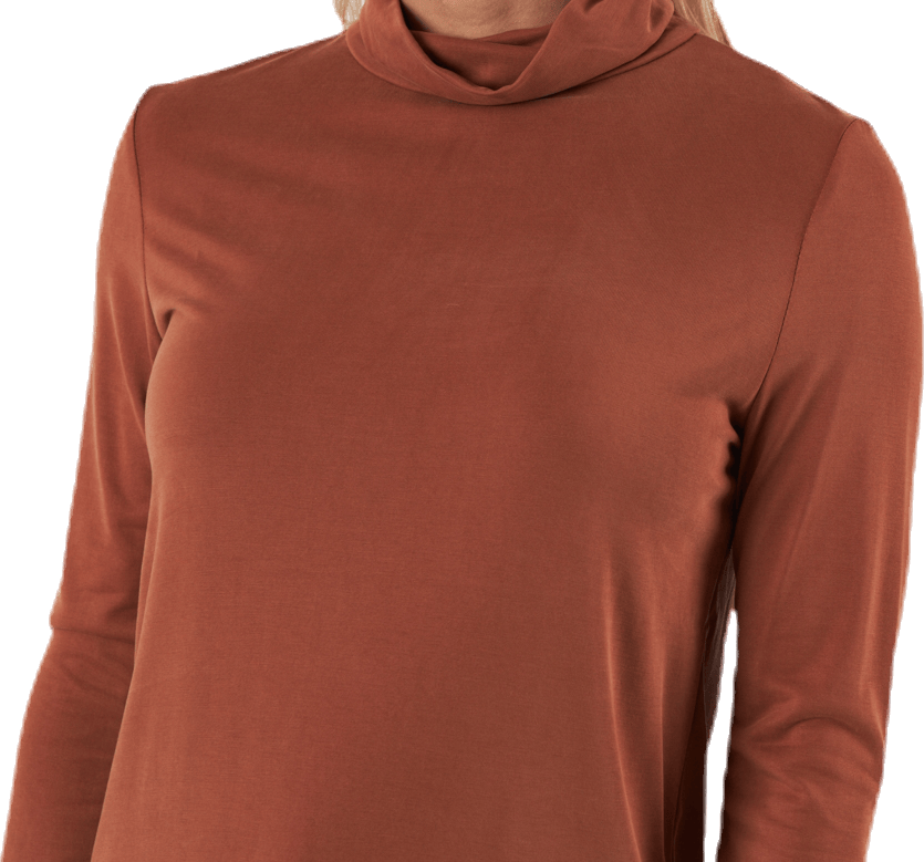 Kamala Ls Rollneck  Top  Brown - Bild 4