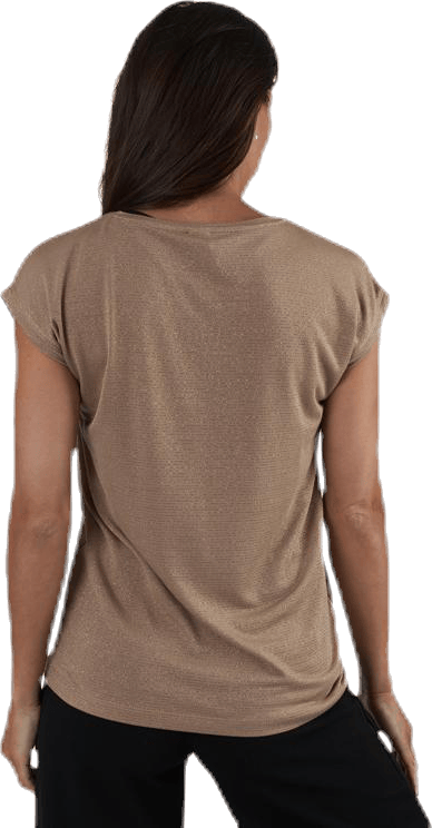 Billo Tee Lurex Stripes Beige - Bild 3