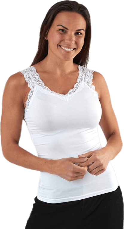 Barbera Lace Top White