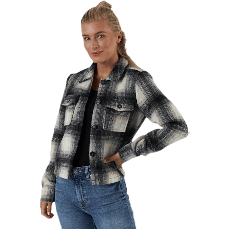 Lou Short Check Jacket Cc Otw Grey