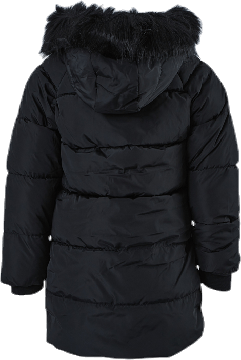 Monica Long Puffer Coat Black
