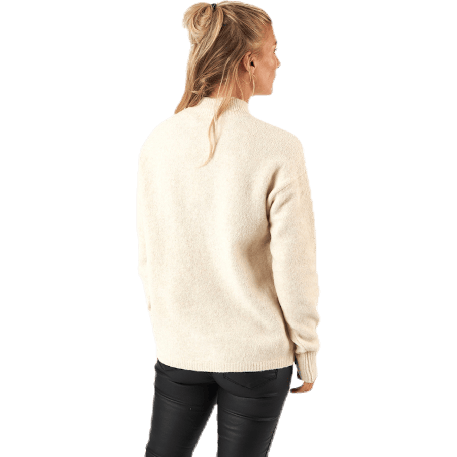 Skyla Ls O-Neck Wool Knit Grey - Bild 2