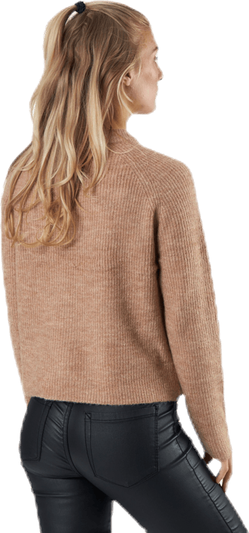 Ellen Ls O-Neck Knit Beige - Bild 3