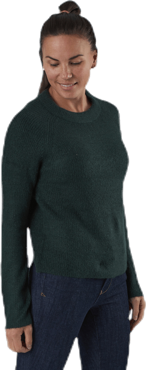 Ellen Ls O-Neck Knit Green - Bild 2