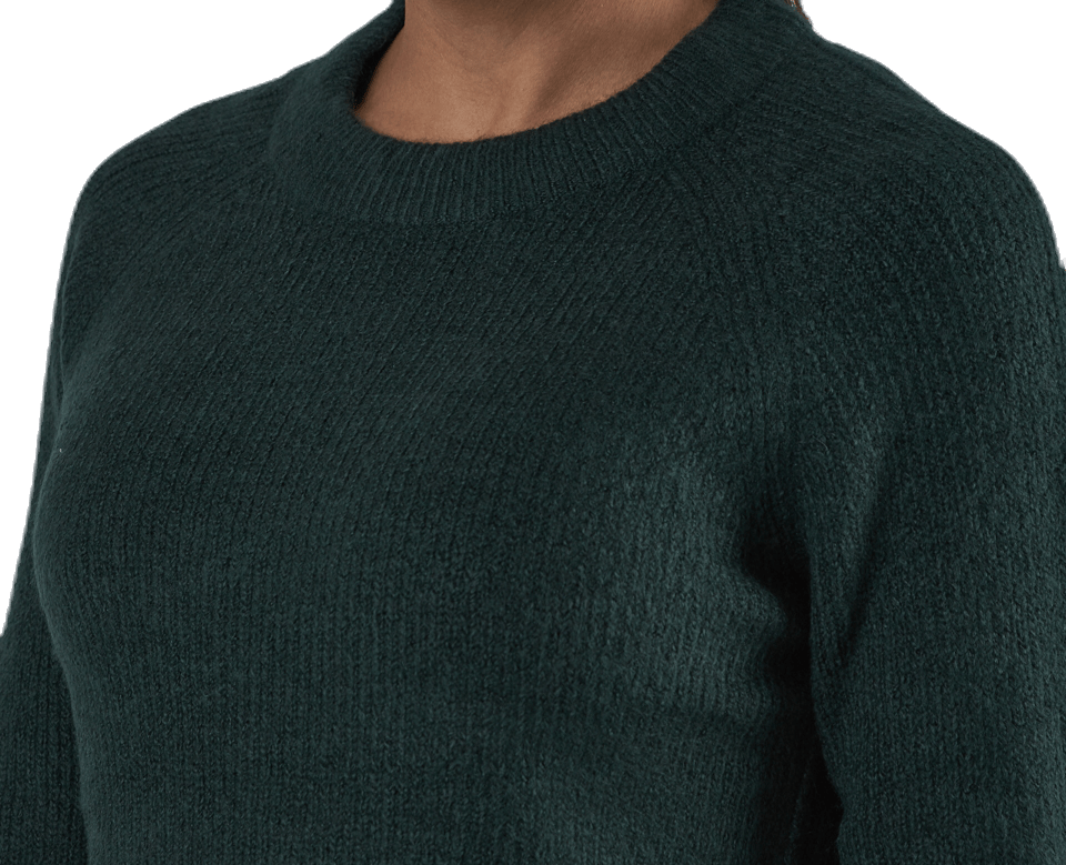 Ellen Ls O-Neck Knit Green - Bild 4