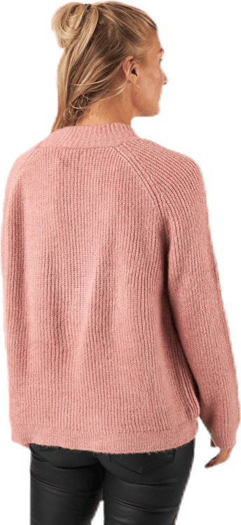 Jade L/S Pullover Knt Red - Bild 2