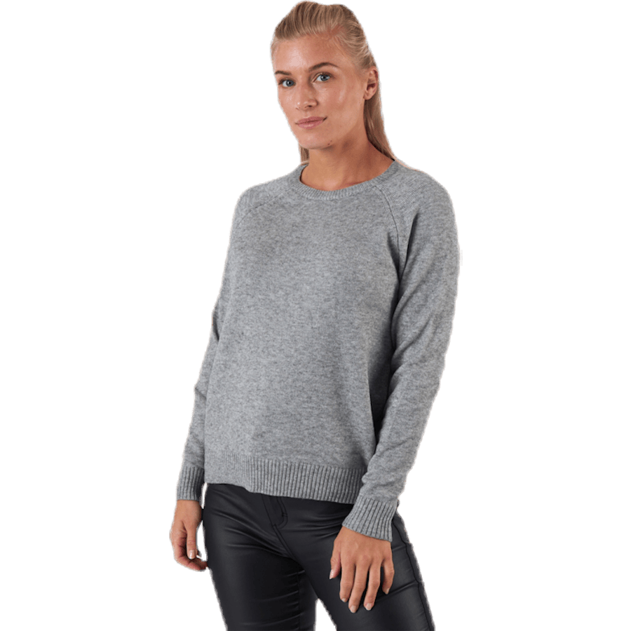 Lesly Kings L/S Pullover Knt Grey