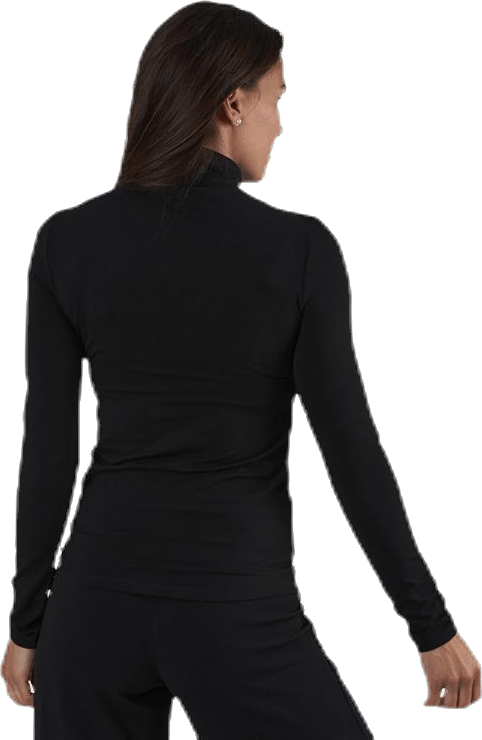 Irene Ls Rollneck Top Black - Bild 3