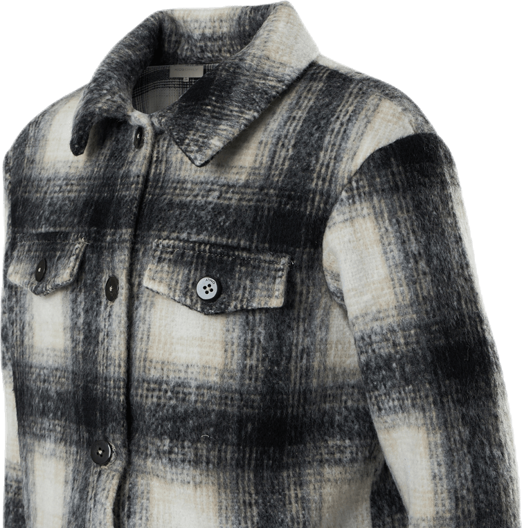 Sarah L/S Shacket Jacket Grey - Bild 4