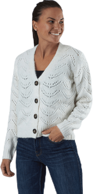 Bibi Ls  Knit Cardigan White - Bild 4
