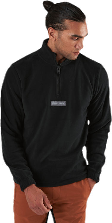 Polars Sweat Half Zip Black, Male, Kläder, Skjortor, Svart, M