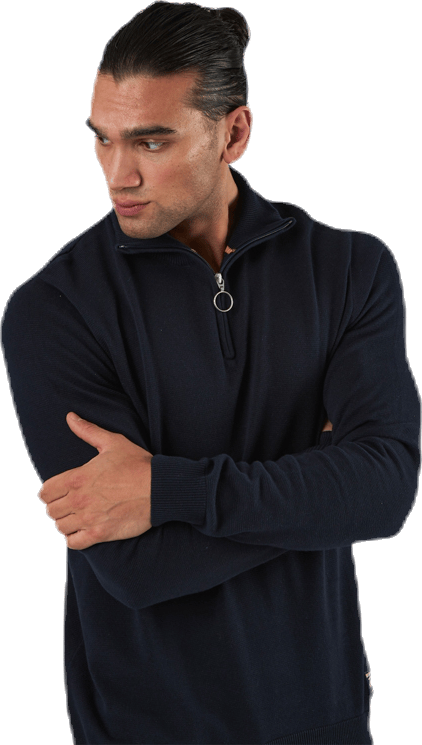 Eli Knit High Neck Zip White - Bild 2