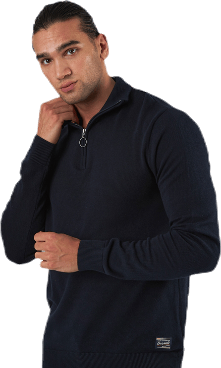 Eli Knit High Neck Zip White - Bild 4