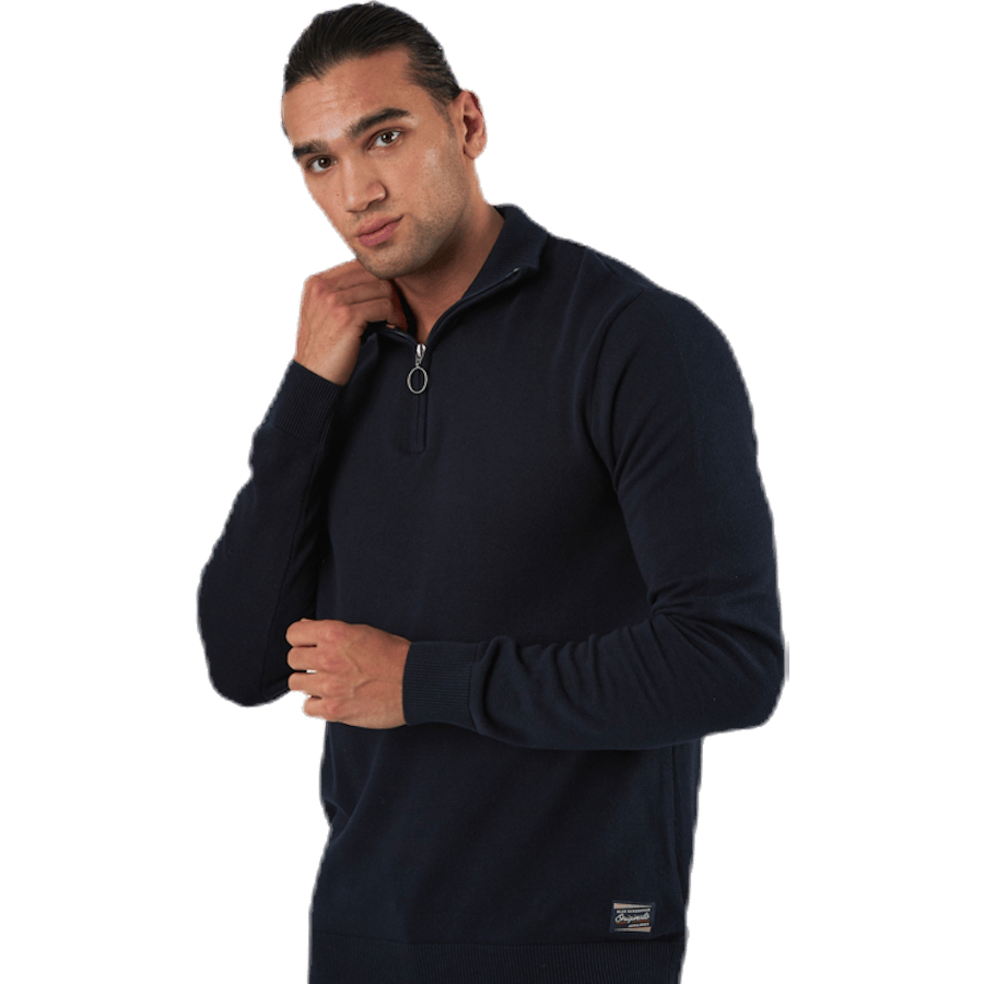 Eli Knit High Neck Zip White - Bild 4