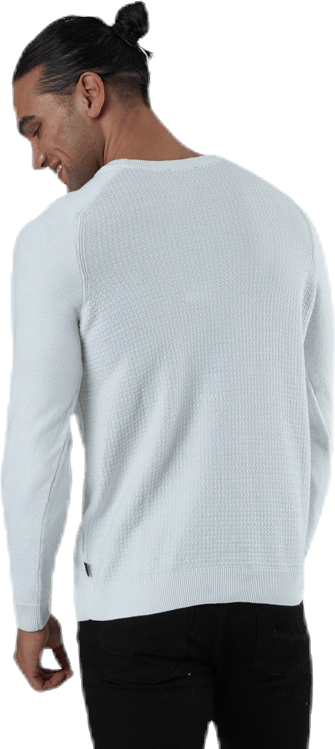 Adam Knit Crew Neck White - Bild 3