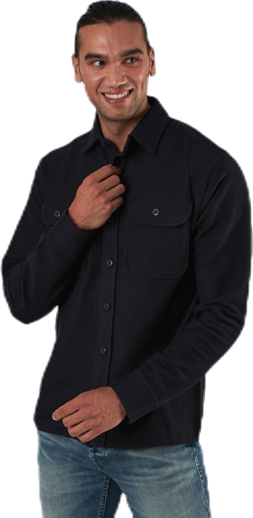 Blugrayson Sweat Shirt Ls Blue