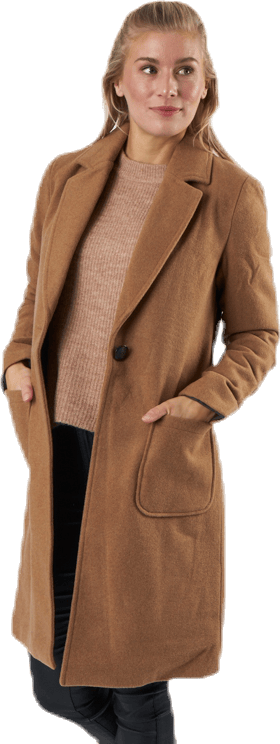 Olivia-Astrid Wool Coat  Otw Brown