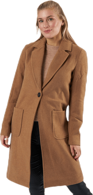 Olivia-Astrid Wool Coat  Otw Brown - Bild 2