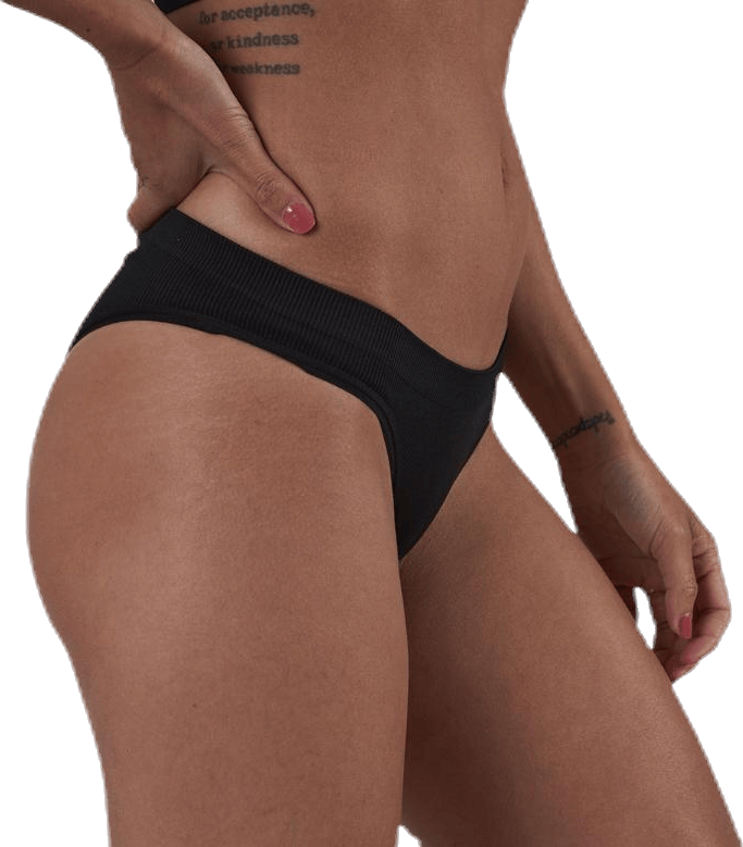 Ymmi Rib Brief 2-Pack Black - Bild 3