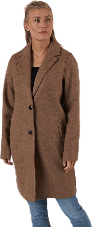 Carrie Bonded Coat Otw Brown - Bild 2