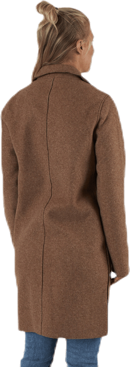 Carrie Bonded Coat Otw Brown - Bild 3