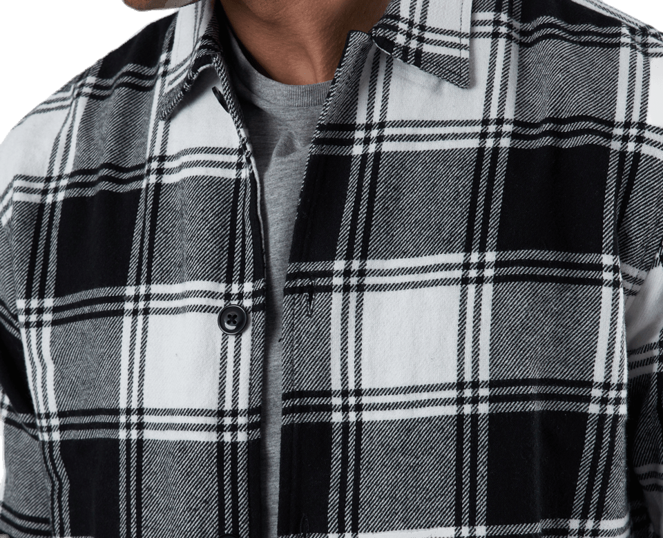 Finn Overshirt Ls White - Bild 4