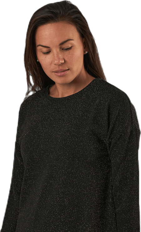 New Queen 3/4 Glitter Top Jrs Black - Bild 4