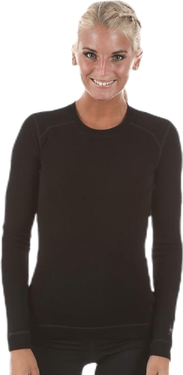 Mid 250 Crew Black, Female, Kleding, basis lagen, Zwart, M