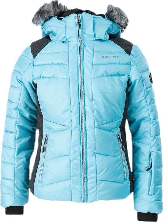 Hara Puffy Ski Turquoise, Unisex, Kleding, jassen, Alpine sporten, Turkoois, 152/158